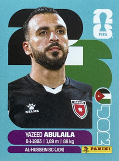 2026 FIFA World Cup Stickers #JOR02 Yazeed Abulaila