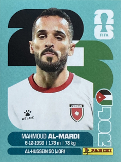 2026 FIFA World Cup Stickers #JOR17 Mahmoud Al-Mardi