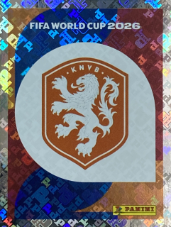 2026 FIFA World Cup Stickers #NED01 Team Logo - FOIL