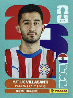 2026 FIFA World Cup Stickers #PAR09 Mathías Villasanti