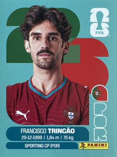 2026 FIFA World Cup Stickers #POR16 Francisco Trincão