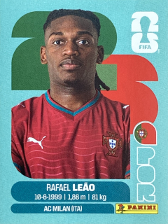 2026 FIFA World Cup Stickers #POR20 Rafael Leão