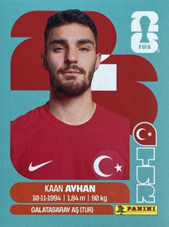 2026 FIFA World Cup Stickers #TUR09 Kaan Ayhan
