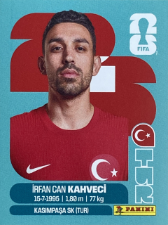 2026 FIFA World Cup Stickers #TUR15 Irfan Can Kahveci