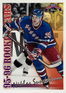 1996-97 Topps NHL Picks #RS18 Niklas Sundstrom - 95-96 ROOKIE STARS