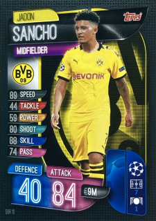 2019/20 Match Attax #DOR10 Jadon Sancho [Borussia Dortmund]