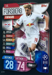 2019/20 Match Attax #LEI10 Emil Forsberg [RB Leipzig]