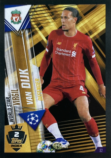 2019/20 Match Attax 101 #S02 Virgil van Dijk - WORLD STAR [Liverpool FC]