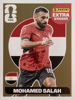 2026 FIFA World Cup Stickers - Mohamed Salah - EXTRA STICKER BRONZE