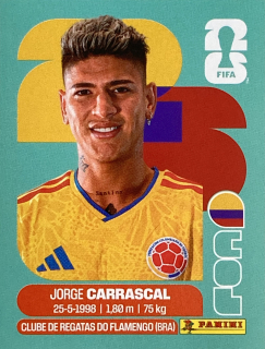2026 FIFA World Cup Stickers #COL16 Jorge Carrascal