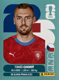 2026 FIFA World Cup Stickers #CZE17 Tomáš Chorý