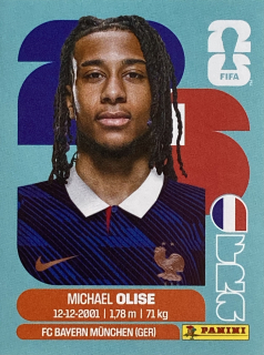 2026 FIFA World Cup Stickers #FRA14 Michael Olise