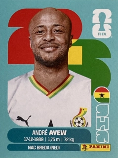 2026 FIFA World Cup Stickers #GHA17 André Ayew