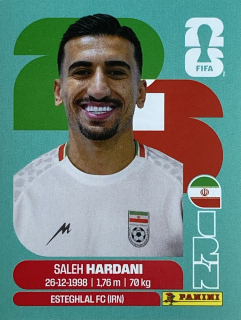 2026 FIFA World Cup Stickers #IRN10 Saleh Hardani
