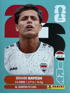 2026 FIFA World Cup Stickers #IRQ11 Ibrahim Bayesh