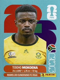 2026 FIFA World Cup Stickers #RSA11 Teboho Mokoena