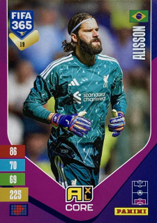 2027 Panini FIFA 365 #019 Alisson [Liverpool]