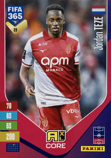 2027 Panini FIFA 365 #029 Jordan Teze [AS Monaco]