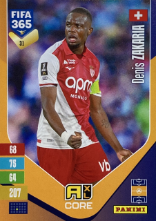 2027 Panini FIFA 365 #031 Denis Zakaria [AS Monaco]