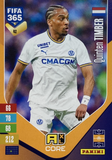 2027 Panini FIFA 365 #042 Quinten Timber [Olympique de Marseille]