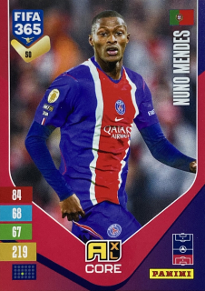 2027 Panini FIFA 365 #050 Nuno Mendes [Paris Saint-Germain]