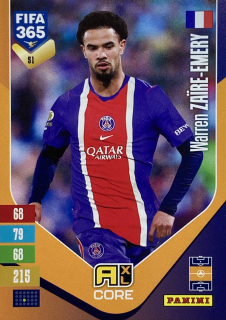 2027 Panini FIFA 365 #051 Warren Zaïre-Emery [Paris Saint-Germain]