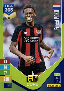 2027 Panini FIFA 365 #062 Ernest Poku [Bayer 04 Leverkusen]