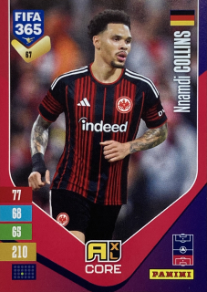 2027 Panini FIFA 365 #067 Nnamdi Collins [Eintracht Frankfurt]