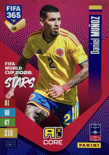 2027 Panini FIFA 365 #169 Daniel Muñoz - FIFA WORLD CUP 2026 STARS [Colombia]