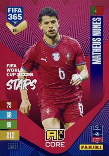 2027 Panini FIFA 365 #181 Matheus Nunes - FIFA WORLD CUP 2026 STARS [Portugal]