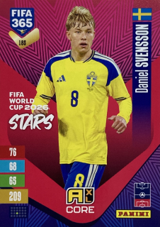 2027 Panini FIFA 365 #185 Daniel Svensson - FIFA WORLD CUP 2026 STARS [Sweden]