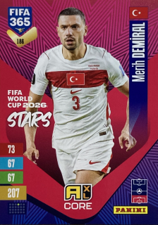 2027 Panini FIFA 365 #186 Merih Demiral - FIFA WORLD CUP 2026 STARS [Turkiye]