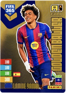 2027 Panini FIFA 365 #007 Lamine Yamal - GOLDEN BALLER [FC Barcelona]