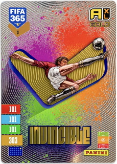 2027 Panini FIFA 365 #005 Invincible - GOLDEN BALLER
