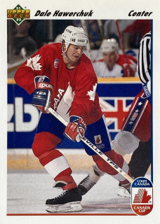 1991-92 Upper Deck #012 Dale Hawerchuk - CANADA CUP