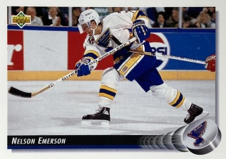 1992-93 Upper Deck #166 Nelson Emerson