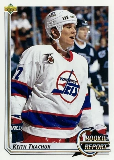 1992-93 Upper Deck #364 Keith Tkachuk - ROOKIE REPORT
