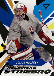 2023 Hokejové Slovensko #HS-02 Július Hudáček - HELSINSKÉ STRIEBRO