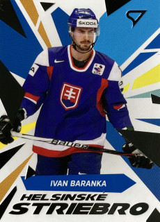 2023 Hokejové Slovensko #HS-04 Ivan Baranka - HELSINSKÉ STRIEBRO