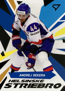 2023 Hokejové Slovensko #HS-08 Andrej Sekera - HELSINSKÉ STRIEBRO