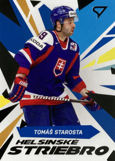 2023 Hokejové Slovensko #HS-10 Tomáš Starosta - HELSINSKÉ STRIEBRO