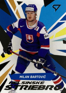 2023 Hokejové Slovensko #HS-12 Milan Bartovič - HELSINSKÉ STRIEBRO