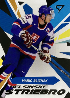 2023 Hokejové Slovensko #HS-13 Mário Bližňák - HELSINSKÉ STRIEBRO