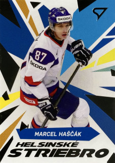 2023 Hokejové Slovensko #HS-15 Marcel Haščák - HELSINSKÉ STRIEBRO