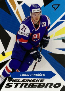 2023 Hokejové Slovensko #HS-18 Libor Hudáček - HELSINSKÉ STRIEBRO