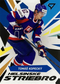 2023 Hokejové Slovensko #HS-19 Tomáš Kopecký - HELSINSKÉ STRIEBRO
