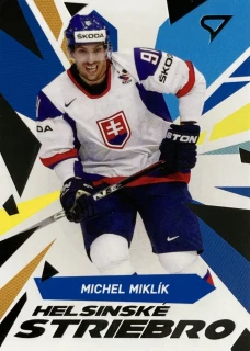 2023 Hokejové Slovensko #HS-20 Michel Miklík - HELSINSKÉ STRIEBRO