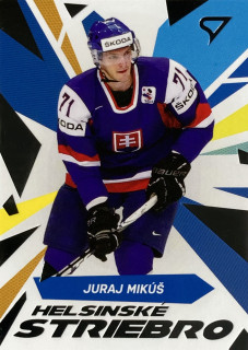 2023 Hokejové Slovensko #HS-21 Juraj Mikúš - HELSINSKÉ STRIEBRO