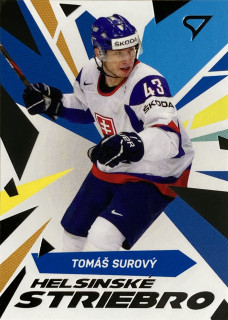 2023 Hokejové Slovensko #HS-23 Tomáš Surový - HELSINSKÉ STRIEBRO
