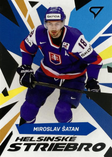 2023 Hokejové Slovensko #HS-24 Miroslav Šatan - HELSINSKÉ STRIEBRO
